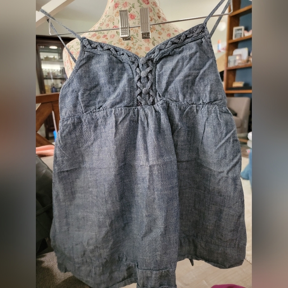 Mossimo Supply Co. Denim Blue Top Size L - Picture 1 of 5